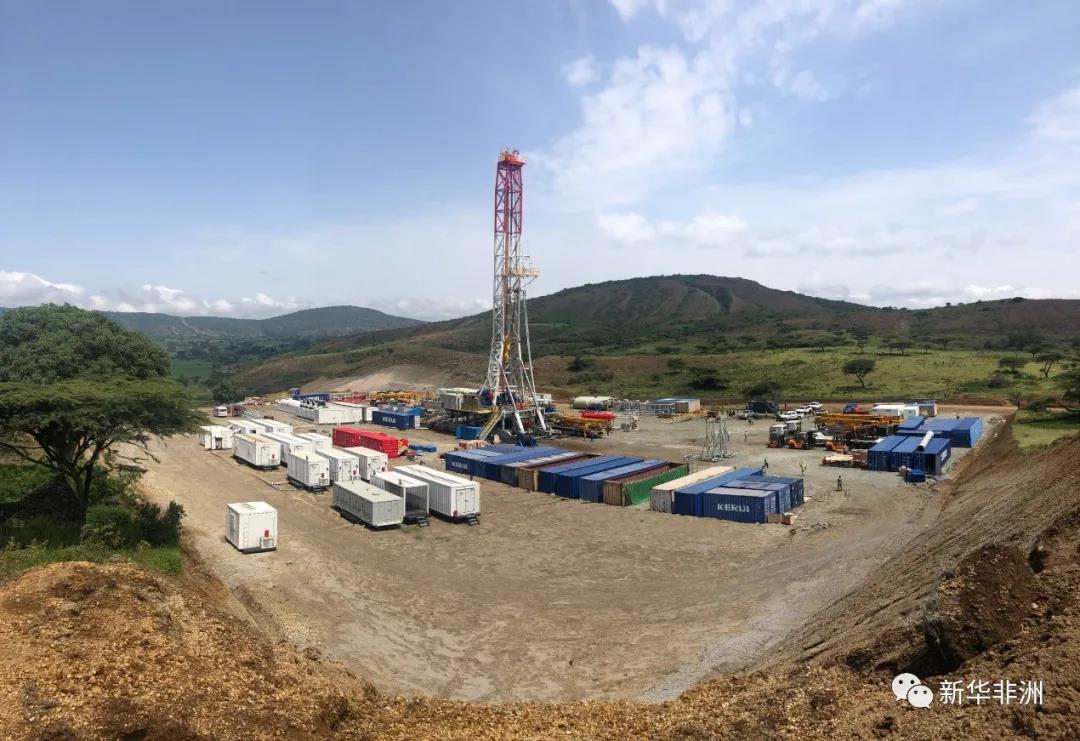 中企埃塞俄比亚地热项目首套1500HP地热钻机顺利起升 中企埃塞俄比亚地热项目首套1500HP地热钻机顺利起升