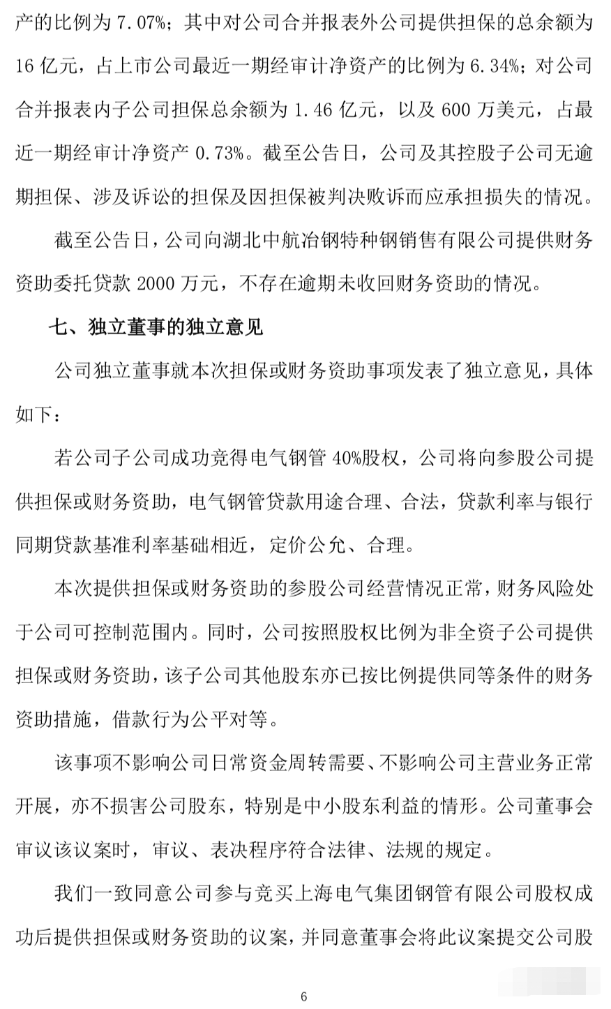 重磅!中信特钢再出手!竞买上海电气集团钢管40%股权! 重磅!中信特钢再出手!竞买上海电气集团钢管40%股权!
