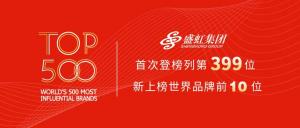 新晋前10!盛虹集团强势登榜“世界品牌500强”