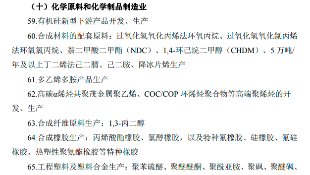 最新鼓励外商投资产业目录出炉,多种化工新材料及仪器仪表类上榜! 最新鼓励外商投资产业目录出炉,多种化工新材料及仪器仪表类上榜!