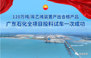重磅!千万吨级炼化一体化项目投料试车一次成功!