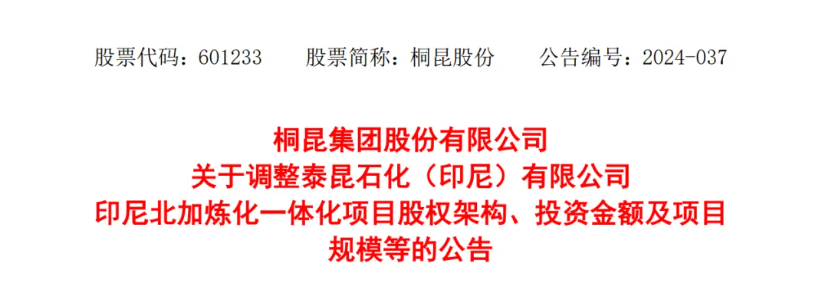调整!1600万吨炼油+80万吨乙烯→1000万吨炼油+120万吨乙烯 调整!1600万吨炼油+80万吨乙烯→1000万吨炼油+120万吨乙烯